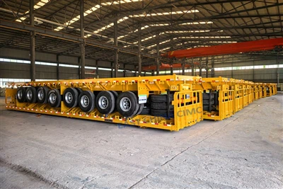 50Units 4Axles 60 ton flatvagnar har levererats