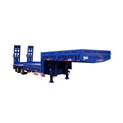 2 axlar låg säng trailer storlek